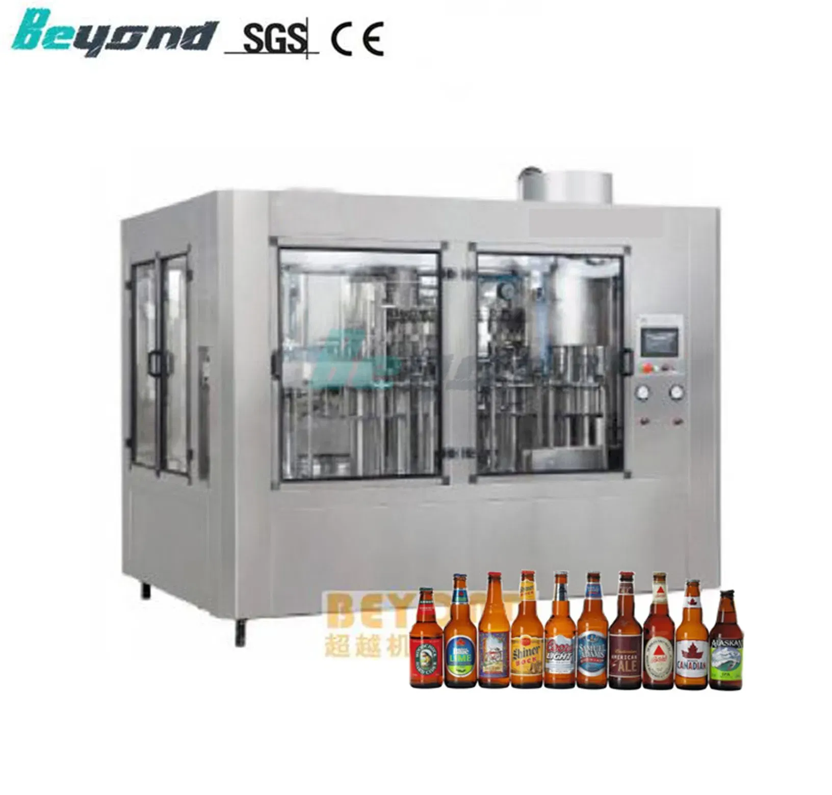 Высококачественная машина для мойки, наполнения, укупорки и розлива алкоголя