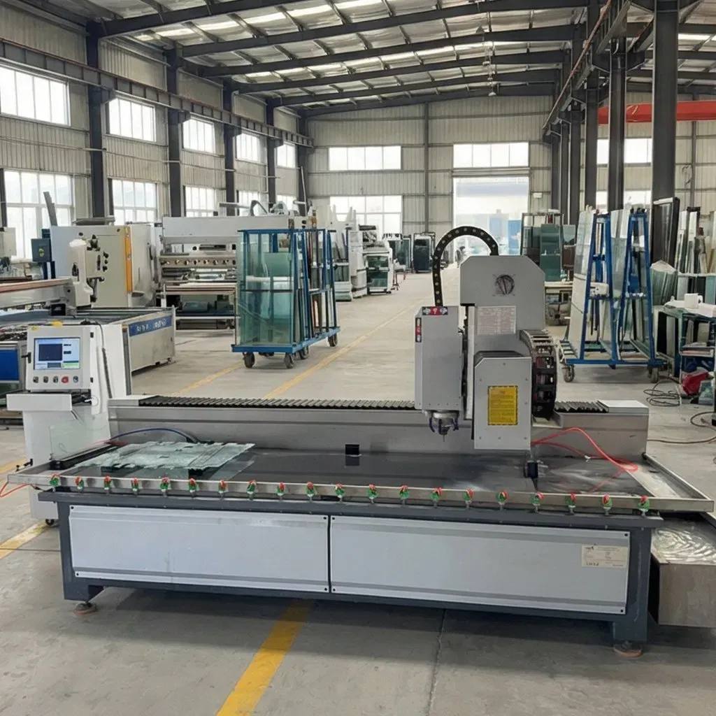 Профессиональная стеклорезная машина для эффективного сверления 3