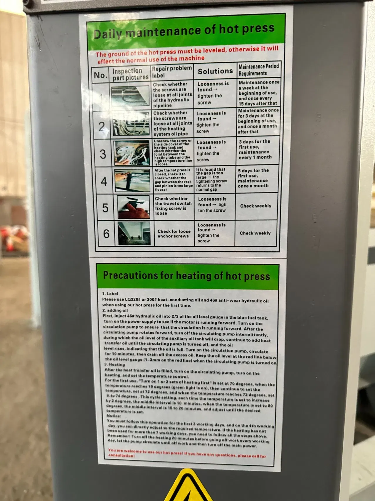 Профессиональная машина для горячего прессования и ламинирования древесины 6