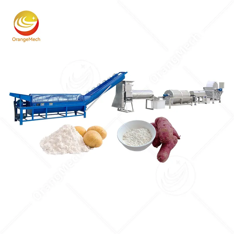 Автоматическая линия производства крахмала из кассавы, тапиоки и сладкого картофеля