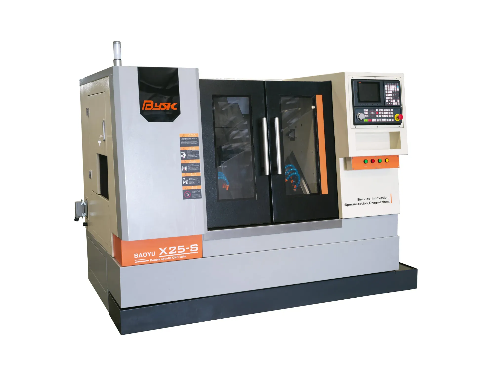 Высокая жесткость X25-S Скошенная станина ЧПУ токарный станок для резки металла, нержавеющей стали и меди 2