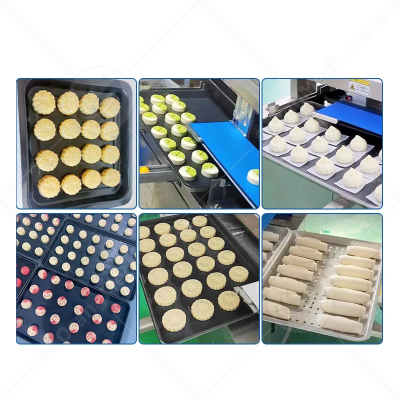 Автоматическая машина для укладки и выравнивания лунных тортов, хлеба и маамуля 6