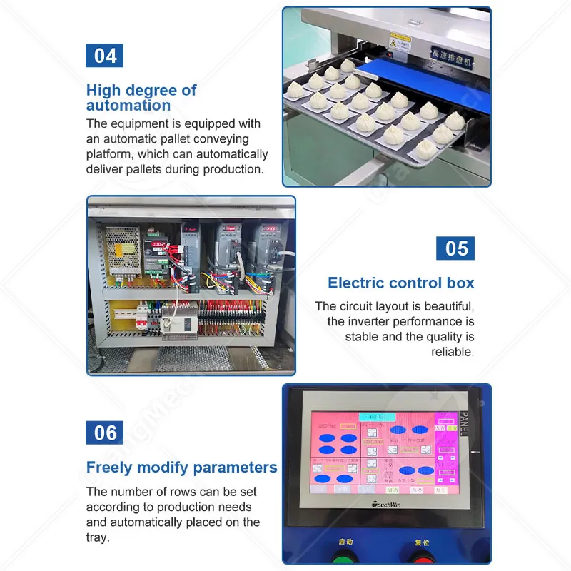 Автоматическая машина для укладки и выравнивания лунных тортов, хлеба и маамуля 5