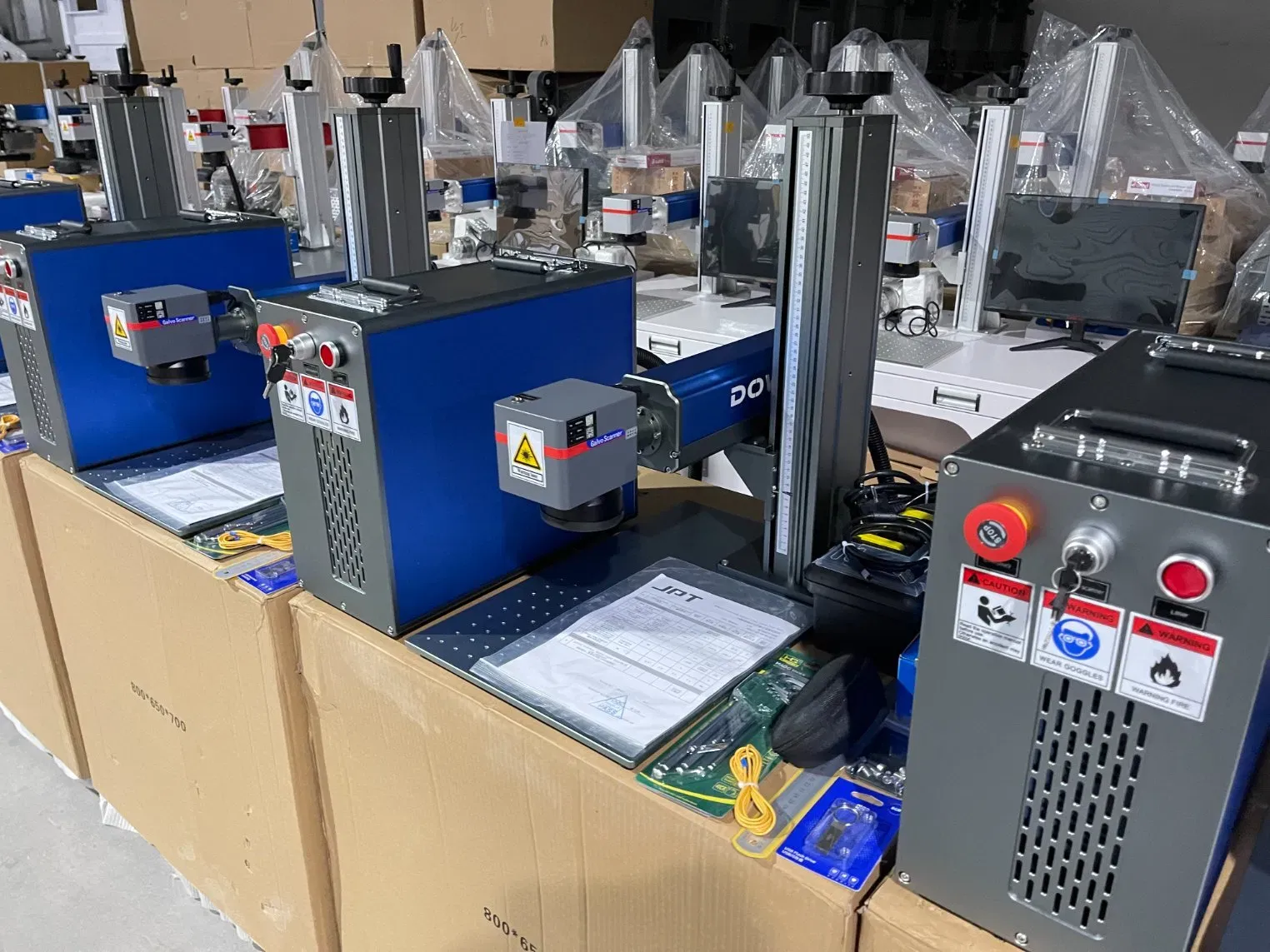 Профессиональная машина для маркировки металла с высокоскоростным волоконным лазером 20W/30W/50W 6