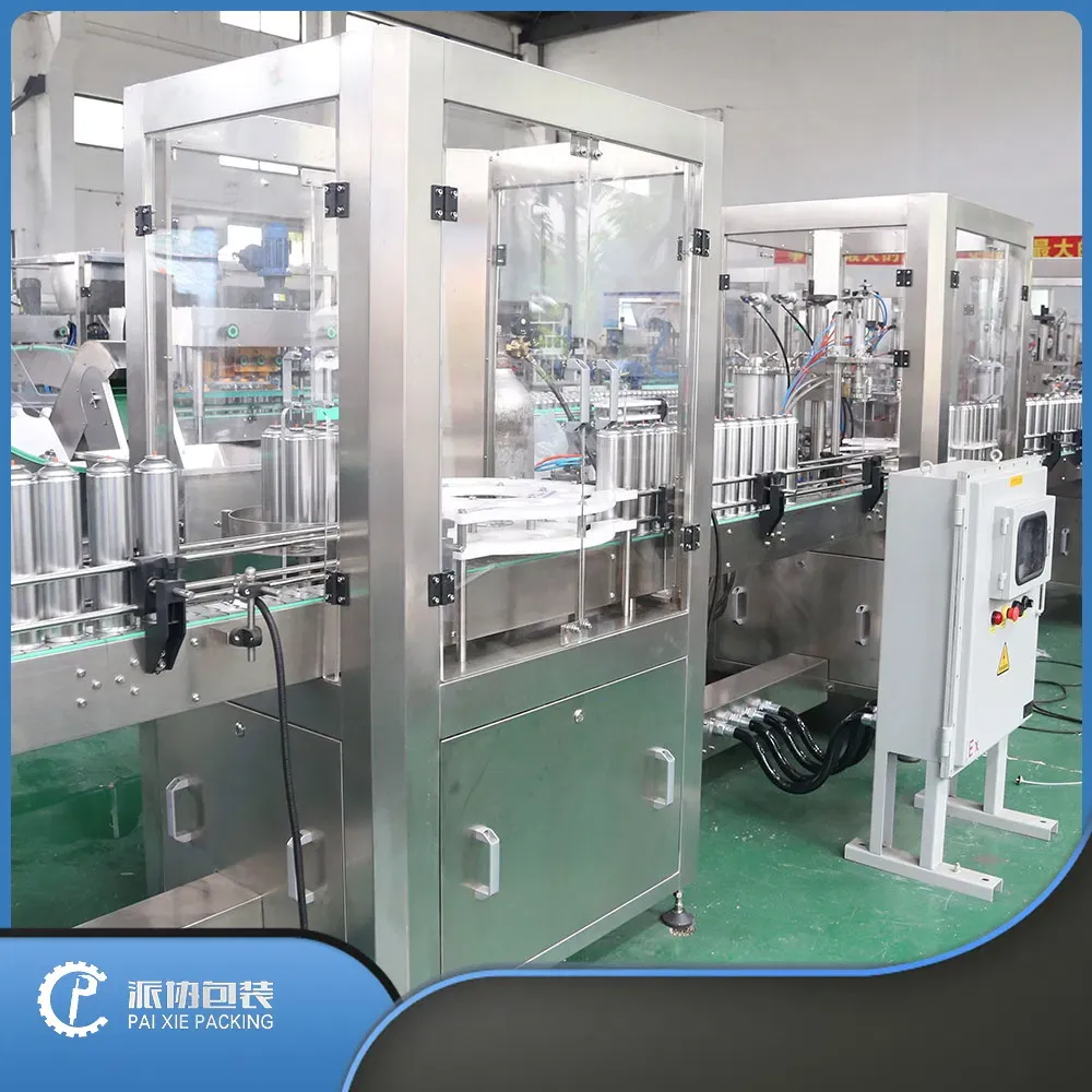 Высокоскоростная и точная полностью автоматическая линия для заполнения аэрозолей 4