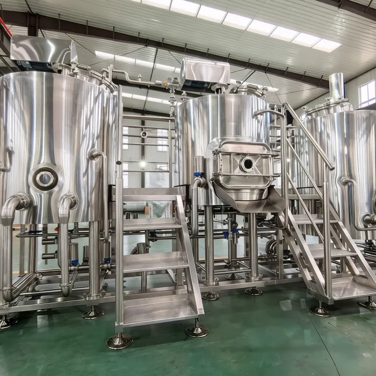 Домашняя пивоваренная машина 300L 500L Микропивоварня Все в одном системе 3