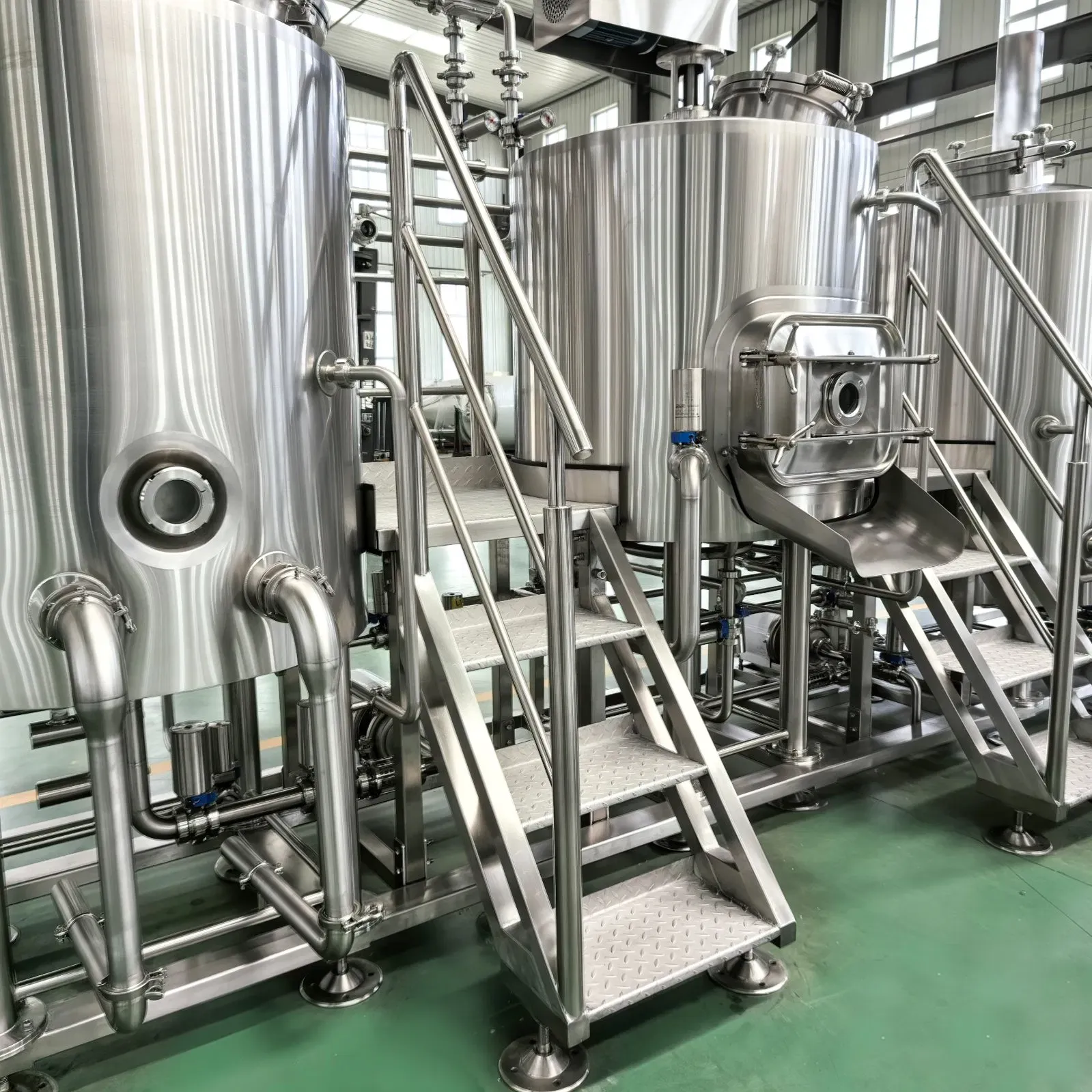 Домашняя пивоваренная машина 300L 500L Микропивоварня Все в одном системе 4