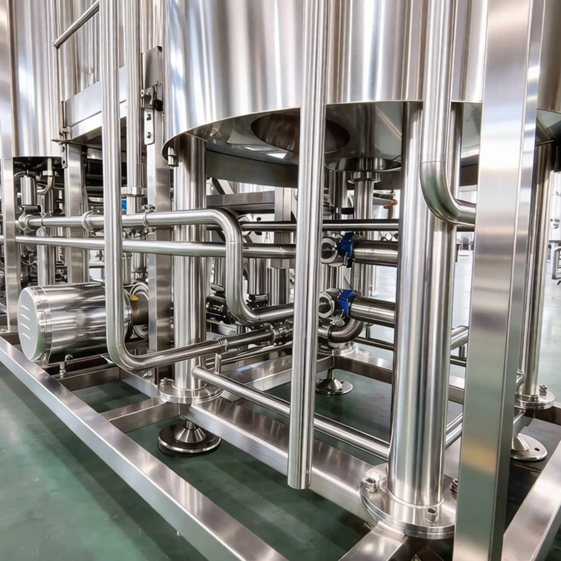 Домашняя пивоваренная машина 300L 500L Микропивоварня Все в одном системе 6