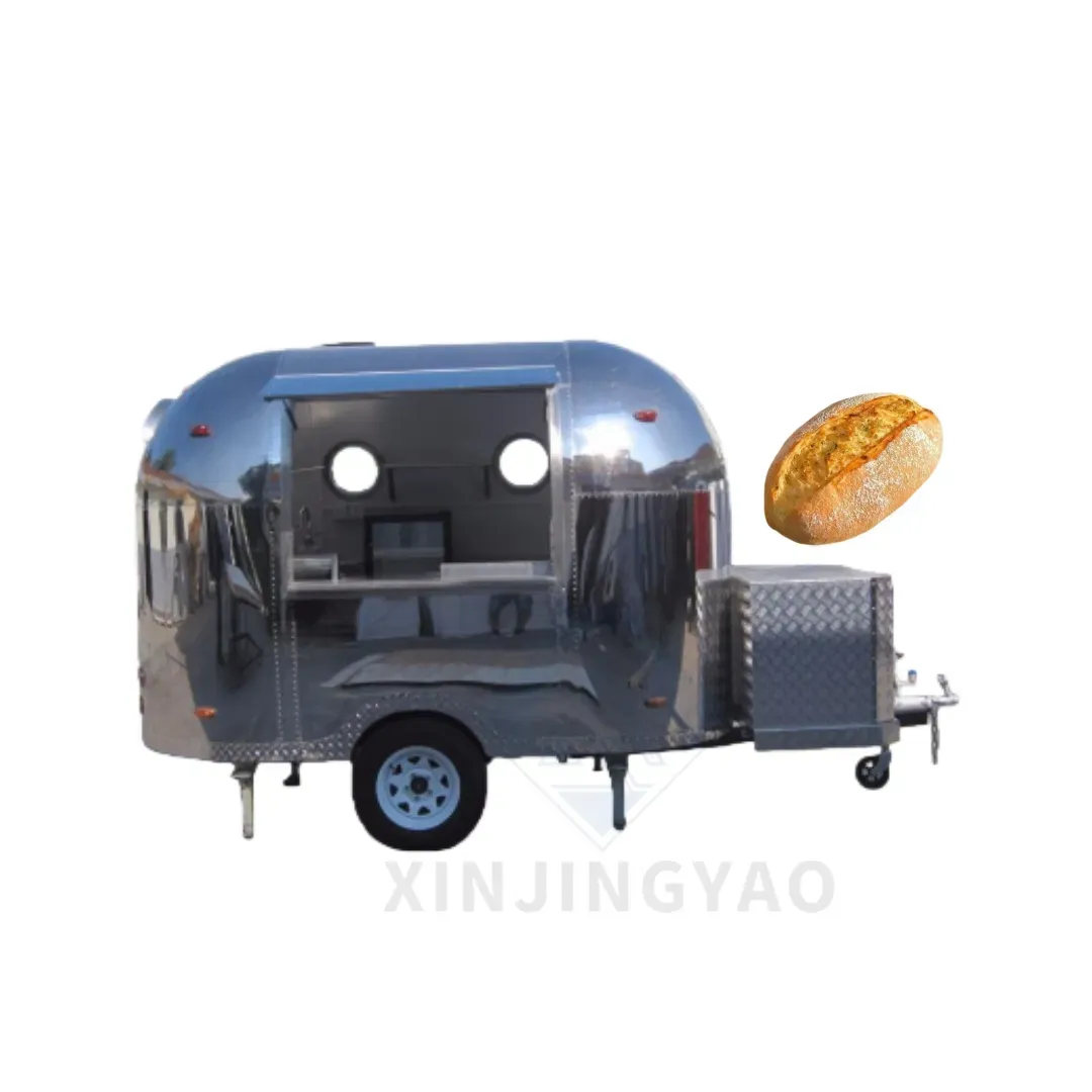 Уличная торговая тележка для жареного мороженого