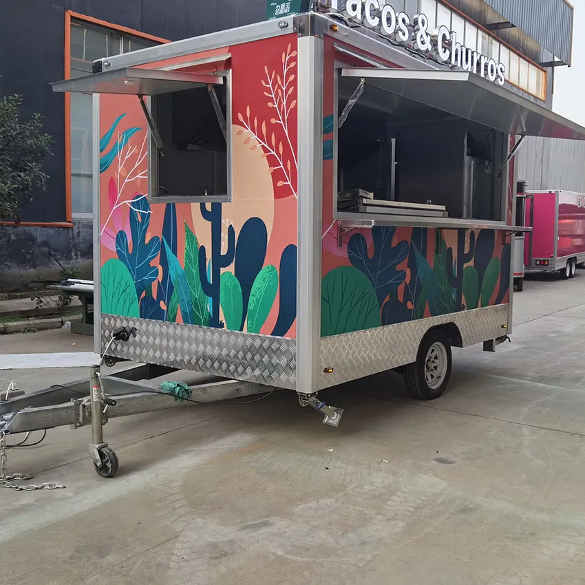 Мобильный прицеп для пищевых продуктов, фудтрак с полной кухней 2