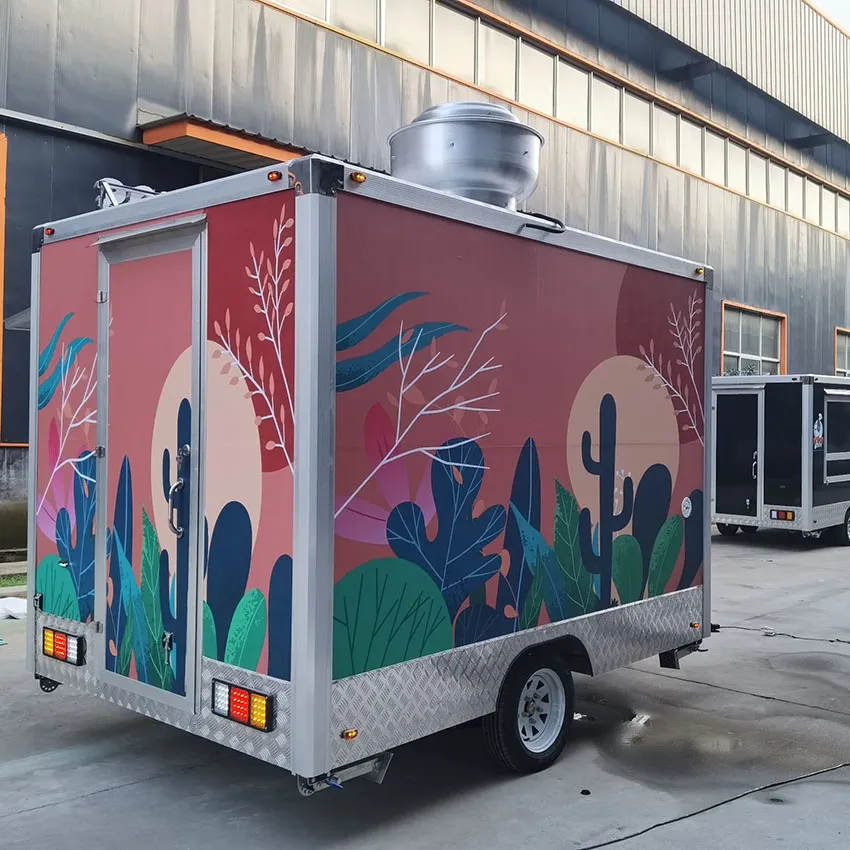 Мобильный прицеп для пищевых продуктов, фудтрак с полной кухней 6