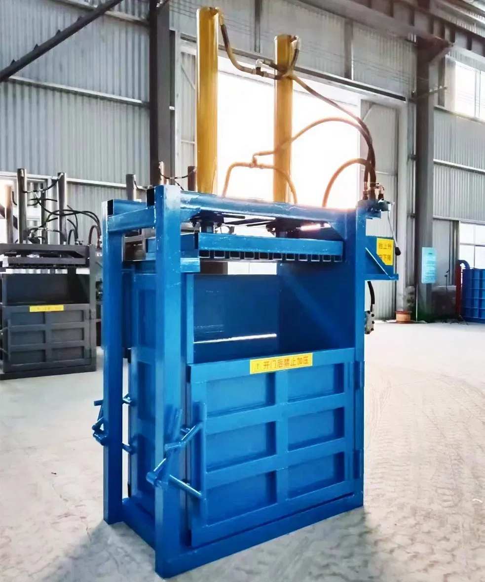 Гидравлический вертикальный пресс для картона и лома алюминиевых банок 4