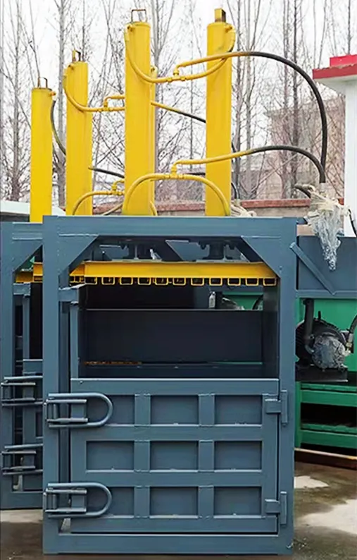 Гидравлический вертикальный пресс для картона и лома алюминиевых банок 6