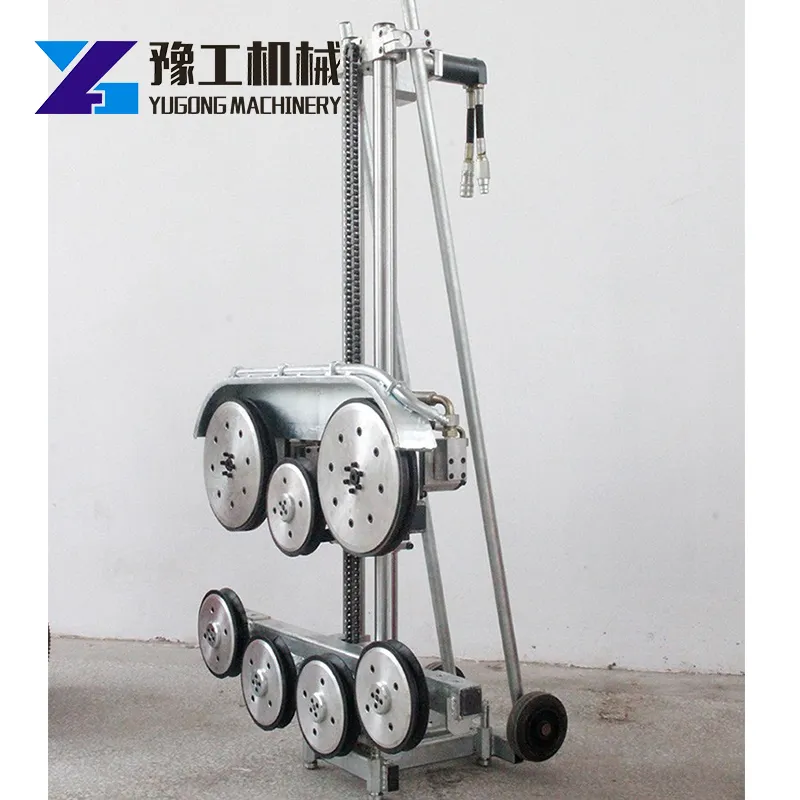 Гидравлическая машина для резки бетонных каменных мостов алмазной проволокой 5