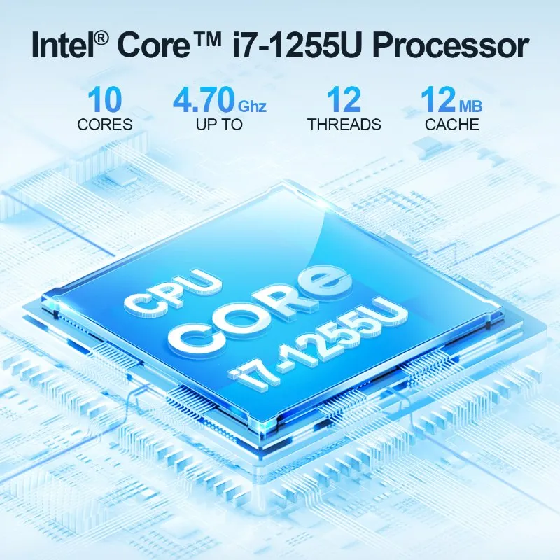 Мини-ПК HYSTOU с процессором Intel Core i5 и 64 ГБ DDR5 3