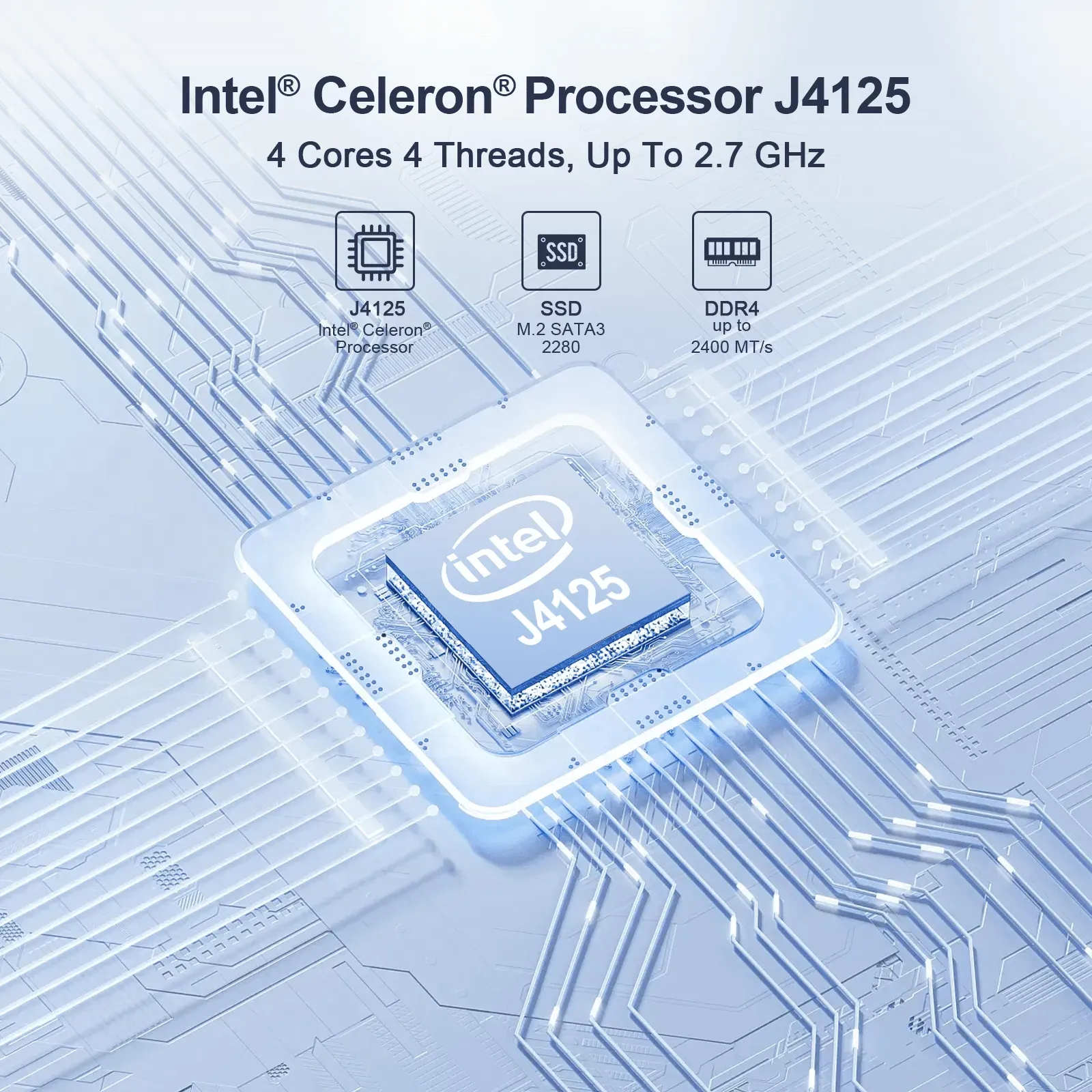 HYSTOU P09B: Встраиваемый компьютер с четырехъядерным процессором Intel Celeron J4125 2