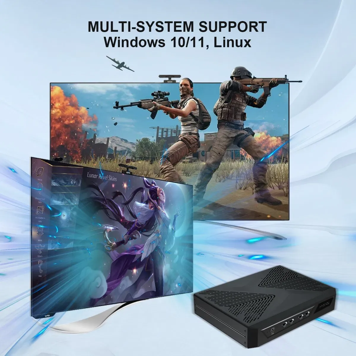 Мини-настольный игровой компьютер HYSTOU GT7-i7-10870H 6