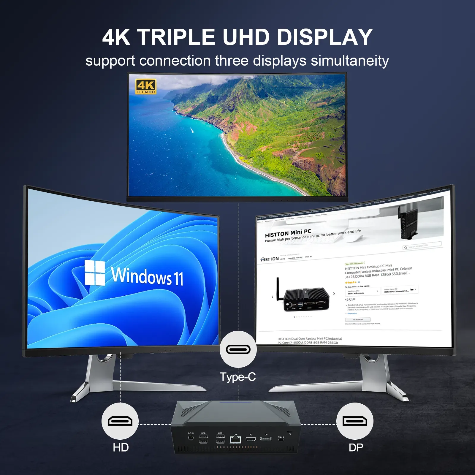 Мини-настольный компьютер Hystou M1 с процессором Intel Core i9 4