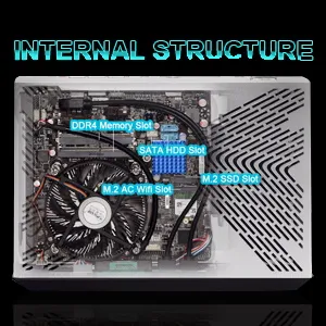 Высокопроизводительный мини-компьютер HYSTOU с NVIDIA GeForce RTX 3050 4