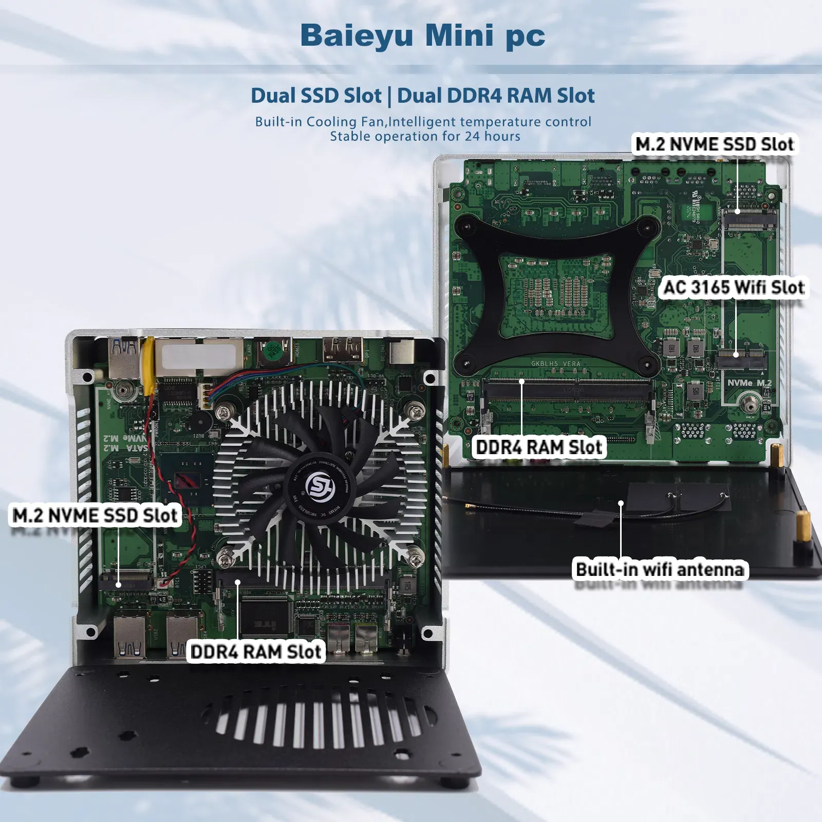 Мини ПК Hystou M5 с Intel Core i7-1065G7 5