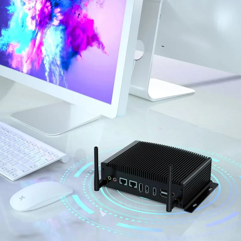 Промышленный ПК HYSTOU Core I7-10810u 3 Дисплей 4