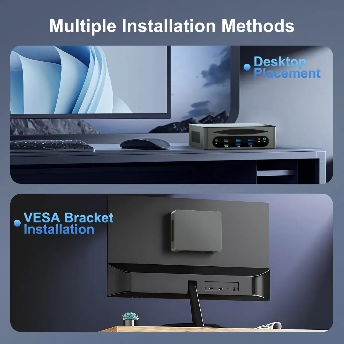 Мини-компьютер HYSTOU PC13th Gen I7 DDR5 для офиса 6