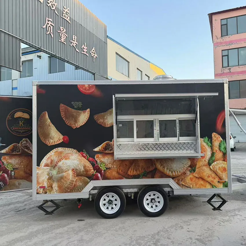 Мобильный Фуд Трейлер для Продажи Еды 4
