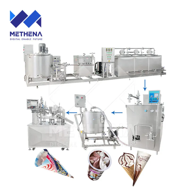 Профессиональная линия по производству мороженого