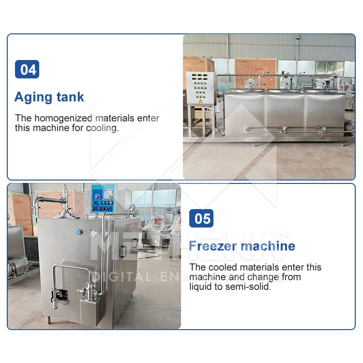 Профессиональная линия по производству мороженого 4