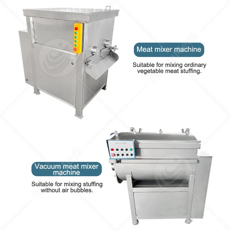 Промышленный автоматический вакуумный фаршировочный миксер для пищевой промышленности 3