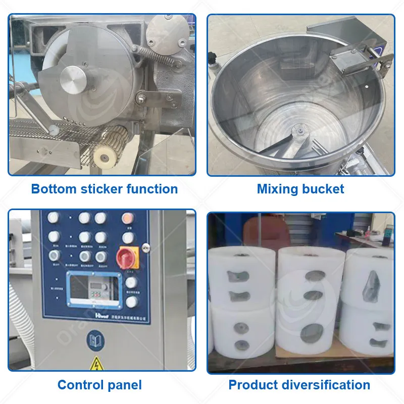 Промышленный полуавтоматический аппарат для изготовления вегетарианских бургеров 6