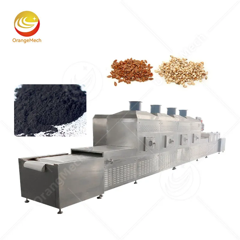 Промышленная микроволновая сушилка для креветок и насекомых