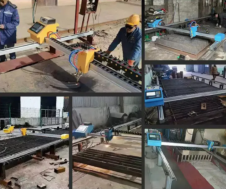 Промышленная плазменная резка с ЧПУ для тяжелых металлических плит 5