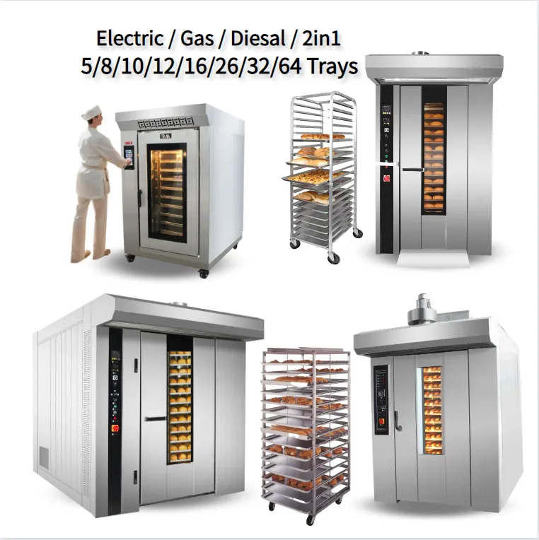Промышленная ротационная печь для выпечки тортов и хлеба 6