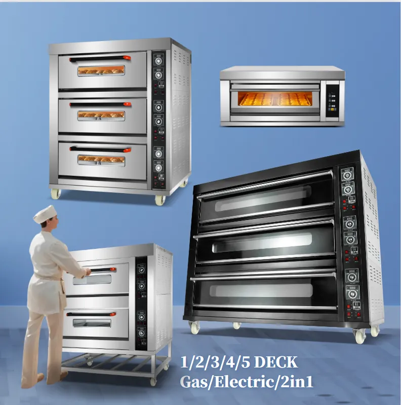 Промышленная ротационная печь для выпечки тортов и хлеба 3