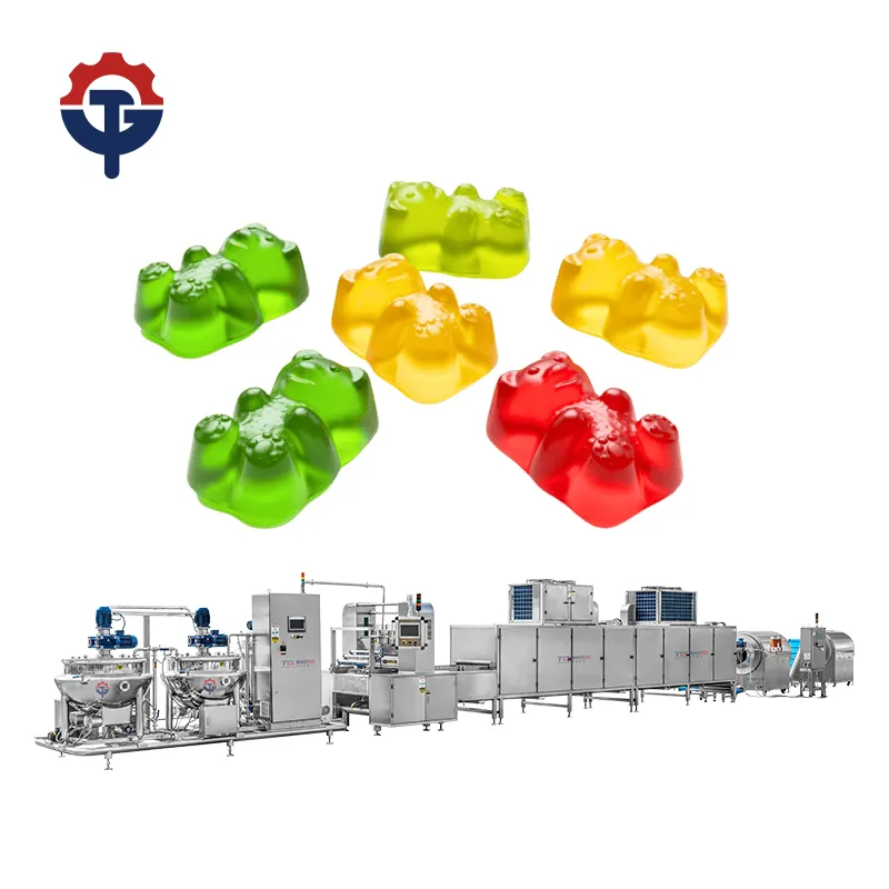 Промышленная система производства жевательных конфет для массового производства