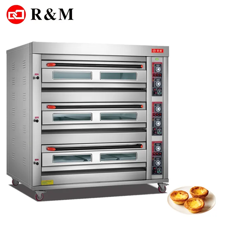 Промышленная печь для выпекания хлеба, 4 палубы, коммерческая 2