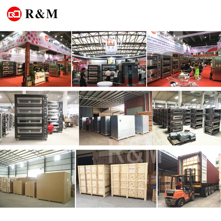 Промышленная печь для выпекания хлеба, 4 палубы, коммерческая 4