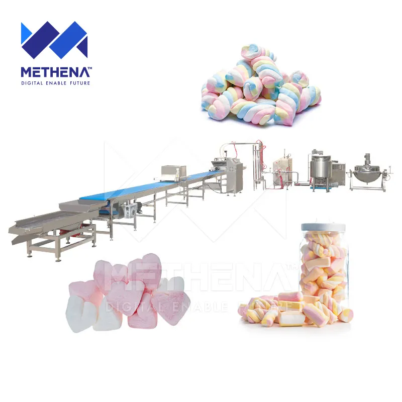 Промышленная профессиональная линия продуктов сахарной ваты машина для непрерывного аэратора и надувателя маршмеллоу