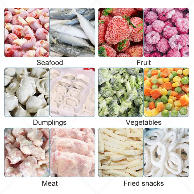 Промышленный туннельный быстрозамораживатель для замороженных продуктов 6