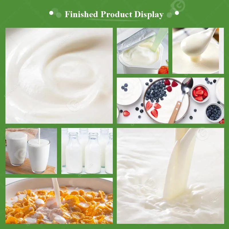 Промышленный маломасштабный молочный завод для производства йогурта 6