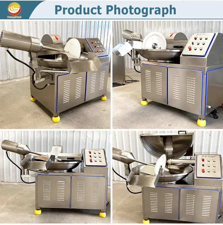 Автоматическая промышленная чаша для нарезки овощей и мяса 3