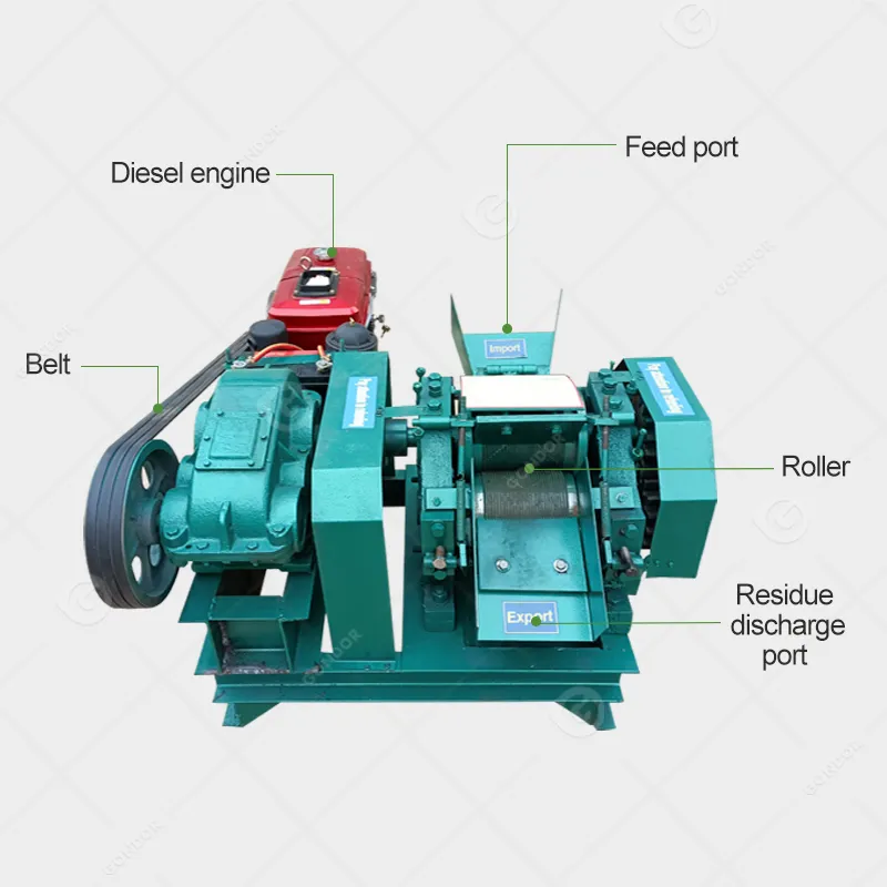 Промышленный соковыжиматель для сахарного тростника 3