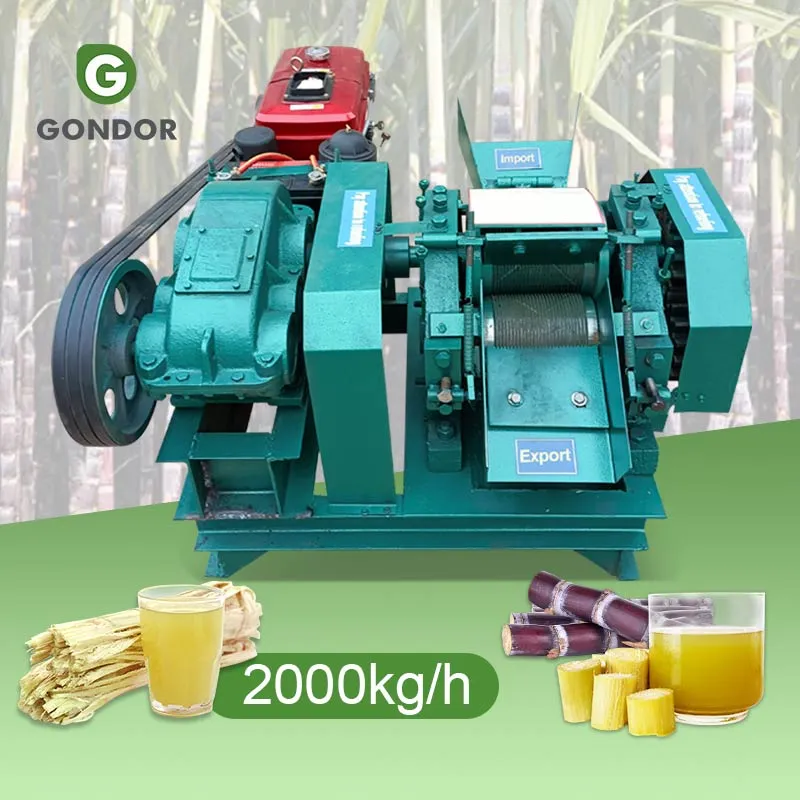 Промышленный соковыжиматель для сахарного тростника