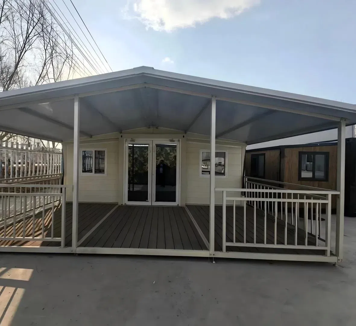 Модульный контейнерный дом для устойчивых потребностей в жилье