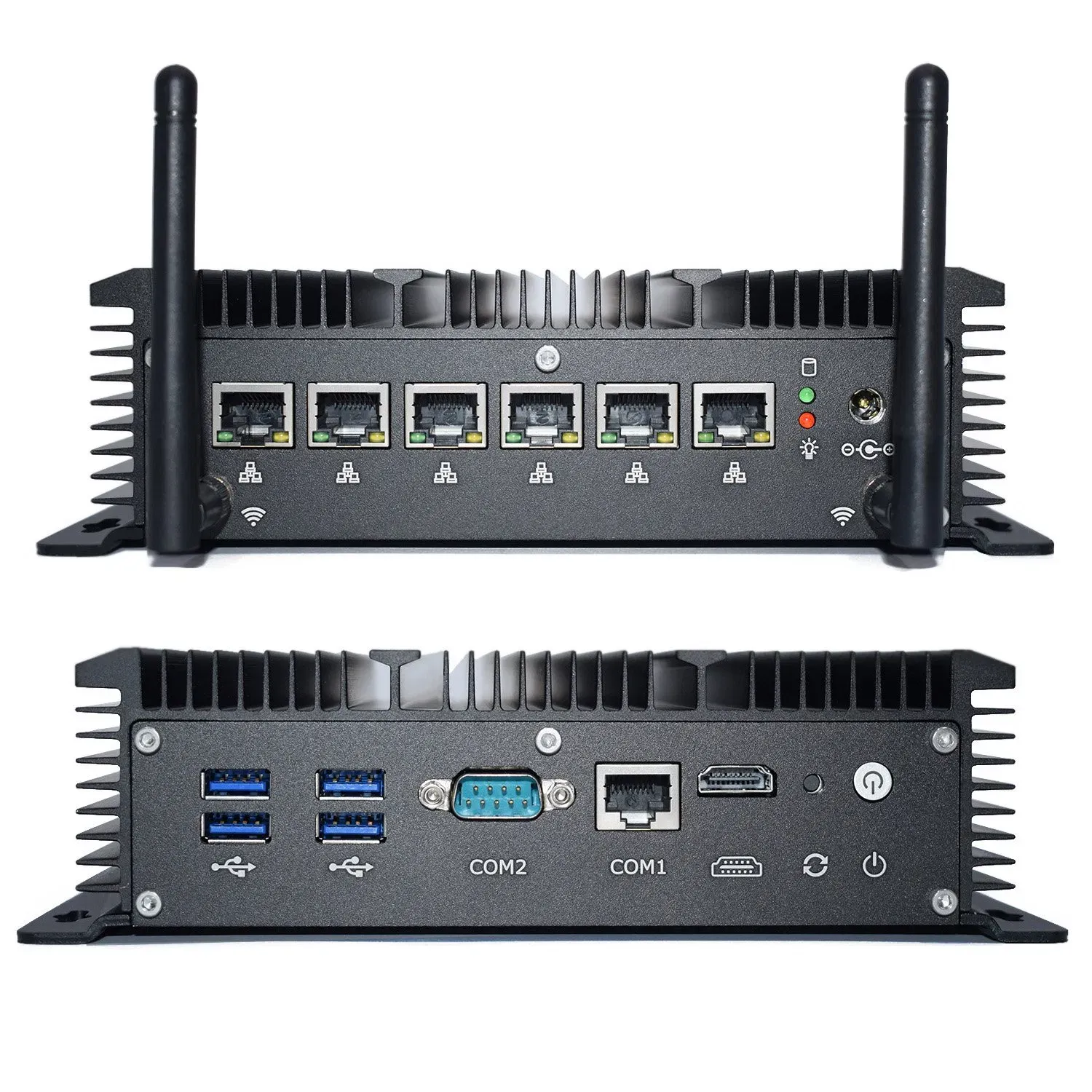 Промышленный мини-ПК HYSTOU с процессором Intel Core i3 и 6 LAN-портами 2