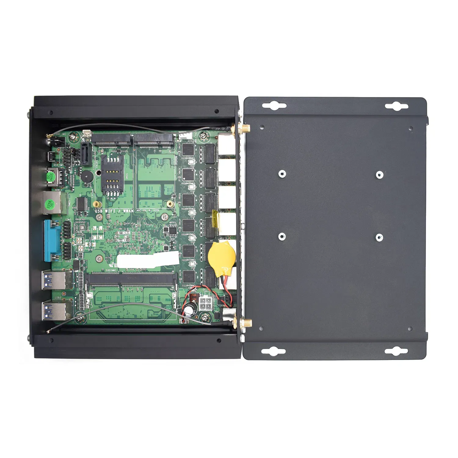 Промышленный мини-ПК HYSTOU с процессором Intel Core i3 и 6 LAN-портами 5