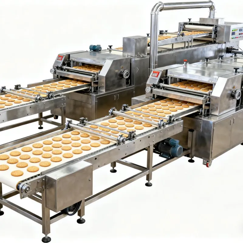 Автоматическая машина для производства печенья из проса из нержавеющей стали 3