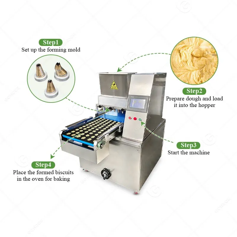 Автоматическая машина для приготовления кексов и печенья 4