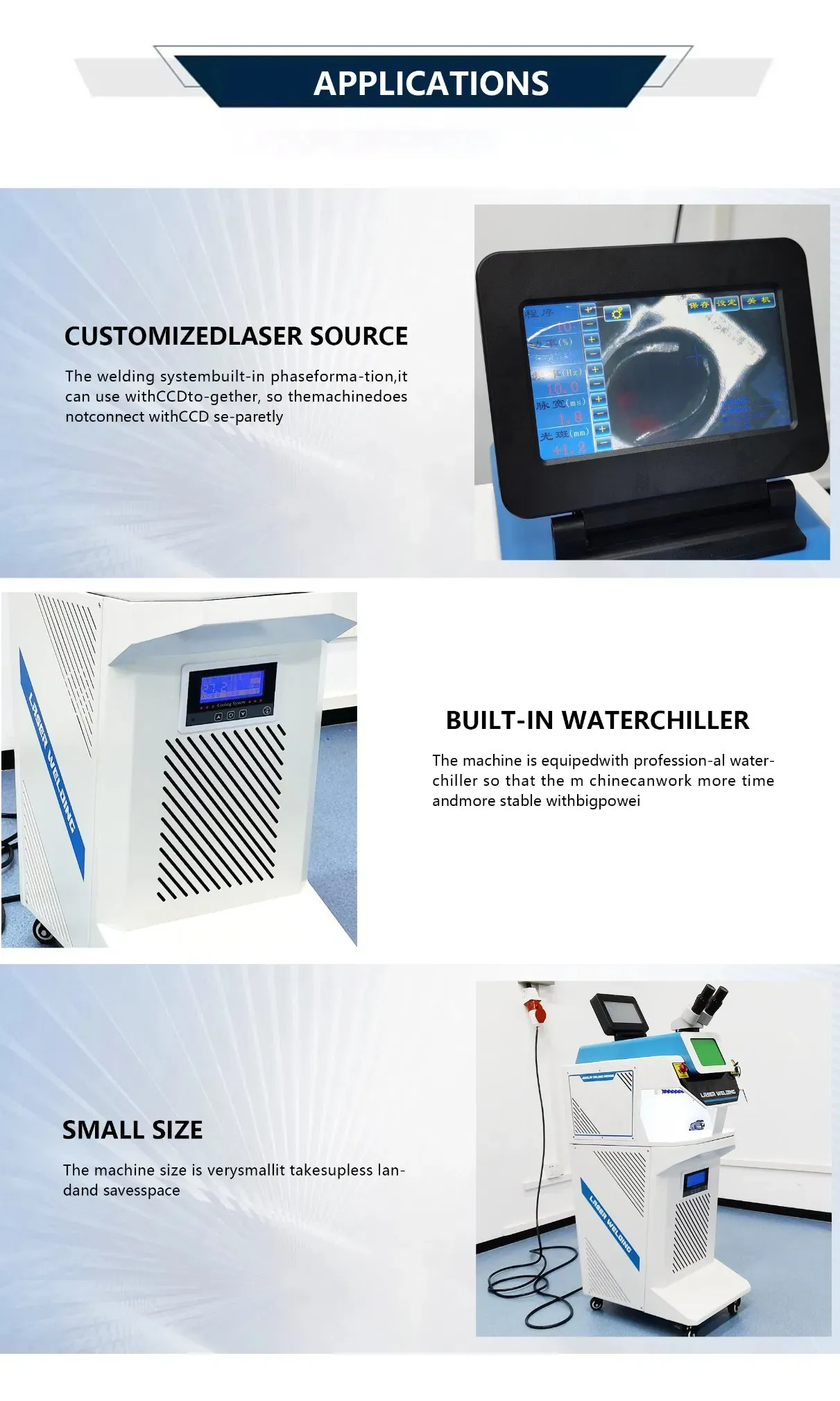 Профессиональный лазерный сварочный аппарат для ювелирных изделий YAG 5